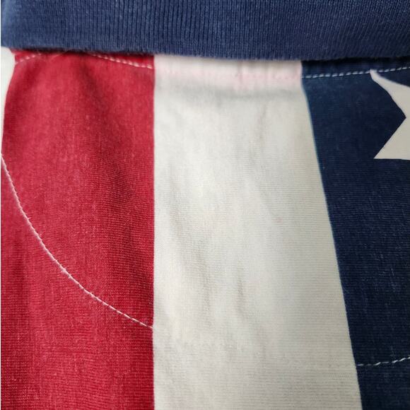 Cotton Traders Sport American Flag Short Sleeve Button Down Shirt Size XXL - Picture 3 of 4